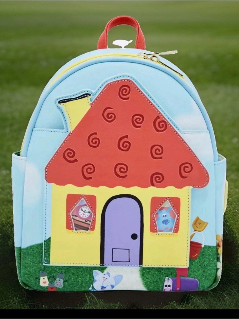 NEW w Tags Loungefly Nickelodeon BLUES CLUES Kids TV Show Open House Backpack